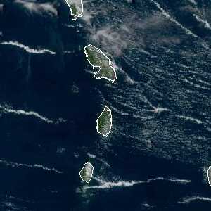 météo tropicale : Image satellite .