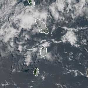 météo tropicale : Image satellite .