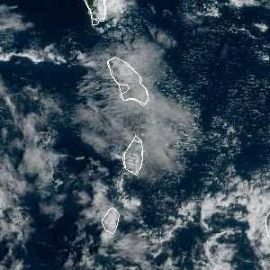 météo tropicale : Image satellite .