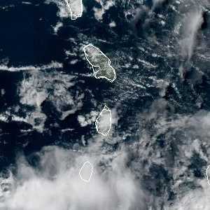 météo tropicale : Image satellite .