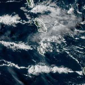 météo tropicale : Image satellite .