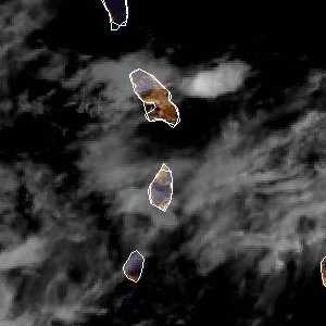 météo tropicale : Image satellite .