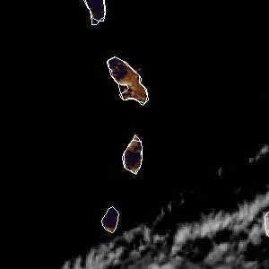météo tropicale : Image satellite .