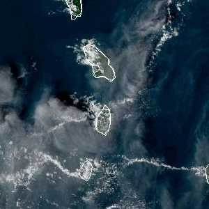 météo tropicale : Image satellite .