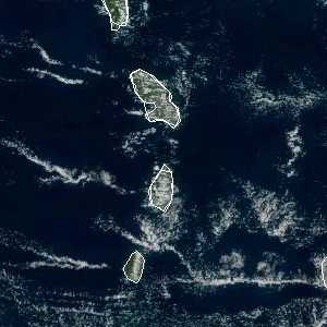 météo tropicale : Image satellite .