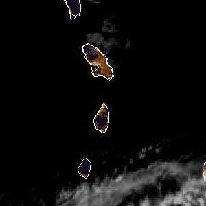 météo tropicale : Image satellite .