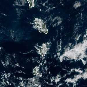 météo tropicale : Image satellite .