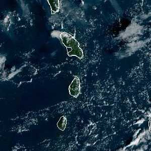 météo tropicale : Image satellite .