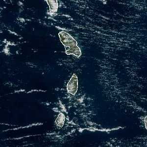 météo tropicale : Image satellite .