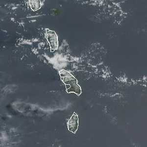 météo tropicale : Image satellite .