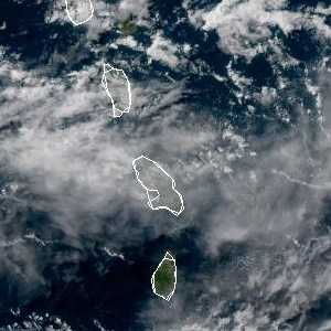 météo tropicale : Image satellite .