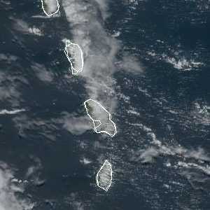 météo tropicale : Image satellite .