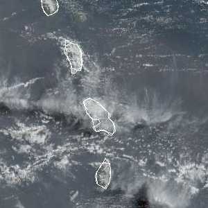 météo tropicale : Image satellite .