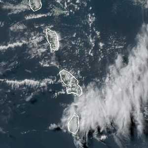 météo tropicale : Image satellite .