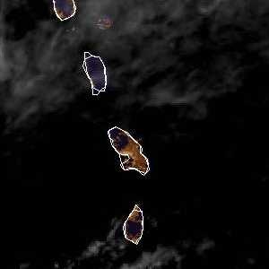 météo tropicale : Image satellite .