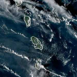 météo tropicale : Image satellite .