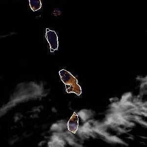 météo tropicale : Image satellite .