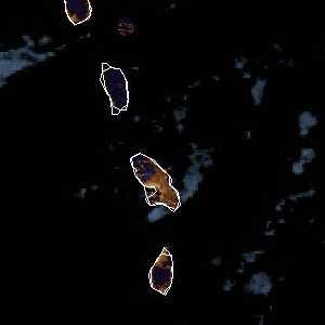 météo tropicale : Image satellite .