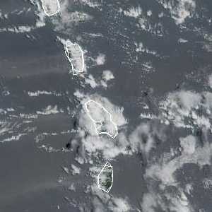 météo tropicale : Image satellite .