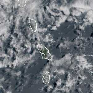 météo tropicale : Image satellite .