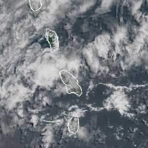 météo tropicale : Image satellite .