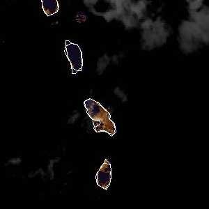 météo tropicale : Image satellite .