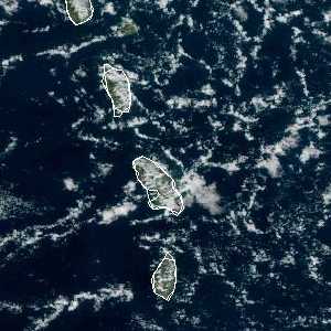 météo tropicale : Image satellite .