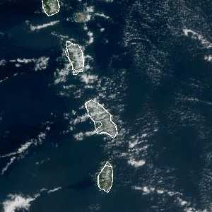 météo tropicale : Image satellite .