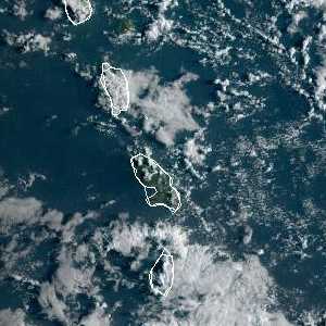 météo tropicale : Image satellite .