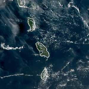 météo tropicale : Image satellite .