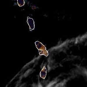 météo tropicale : Image satellite .