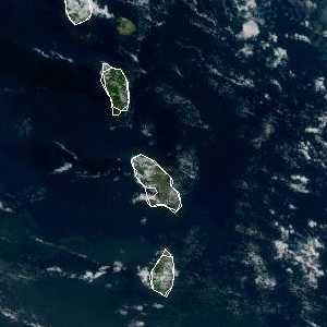 météo tropicale : Image satellite .