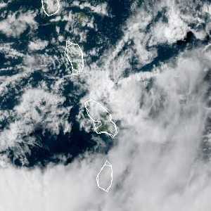 météo tropicale : Image satellite .