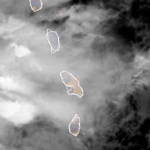 météo tropicale : Image satellite .