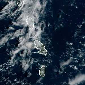 météo tropicale : Image satellite .