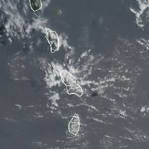 météo tropicale : Image satellite .