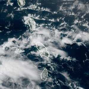 météo tropicale : Image satellite .