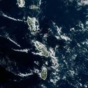 météo tropicale : Image satellite .