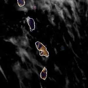 météo tropicale : Image satellite .