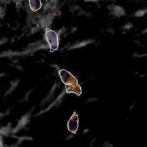 météo tropicale : Image satellite .