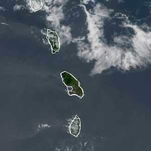 météo tropicale : Image satellite .