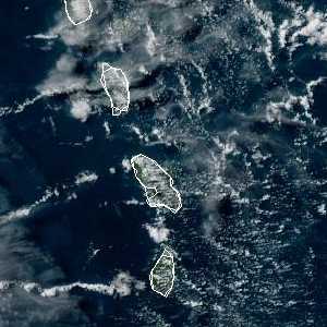 météo tropicale : Image satellite .