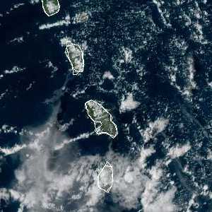 météo tropicale : Image satellite .