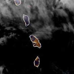 météo tropicale : Image satellite .