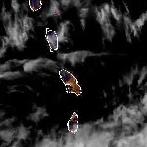 météo tropicale : Image satellite .