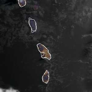 météo tropicale : Image satellite .
