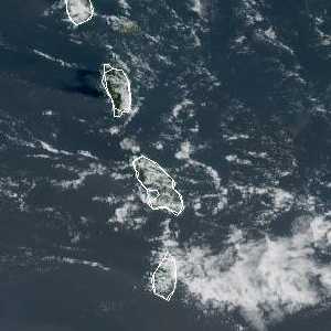 météo tropicale : Image satellite .