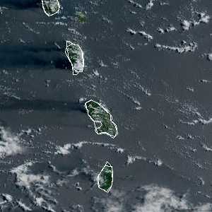 météo tropicale : Image satellite .