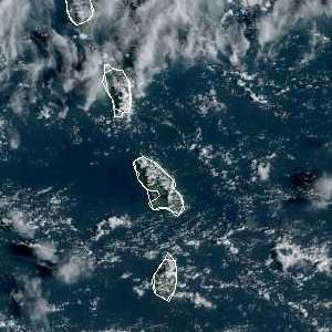 météo tropicale : Image satellite .