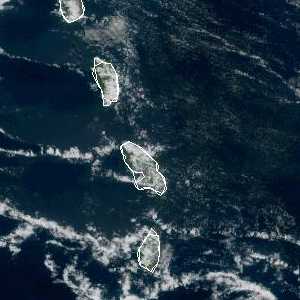 météo tropicale : Image satellite .